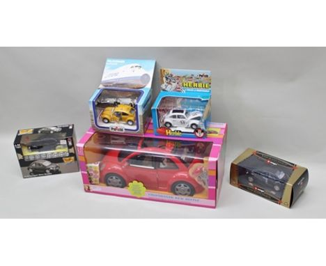 BARBIE NEW VW BEETLE model boxed, VW LUFTHANSA POLISTIL VW BEETLE model boxed, POLISTIL HERBIE Monte Carlo rally vehicle boxe