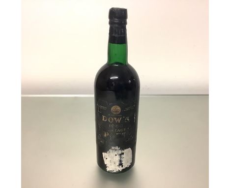 A single bottle of Dow's 1960 vintage port.