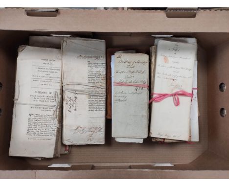 FAMILY OF DUFF, of Muirtown, etc.&nbsp;&nbsp;2 manuscript account books, c.1807/1815 &amp; a carton of bundles of documents i