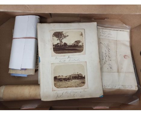 FAMILY OF HUNTER.  Australia etc.  3 bundles of correspondence & documents ref. the court case, Hunter v Hunter (Supreme Cour