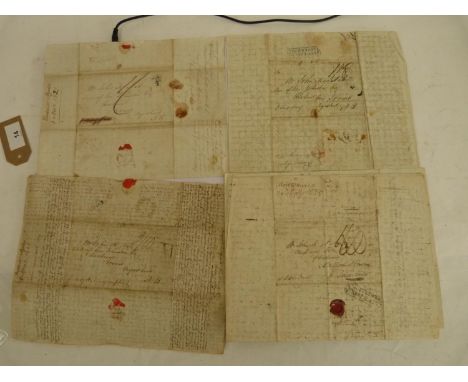 McNAB WILLIAM,&nbsp;Buenos Aires &amp; Montevideo.&nbsp;6 very detailed &amp; descriptive manuscript "ship letters"&nbsp; &am