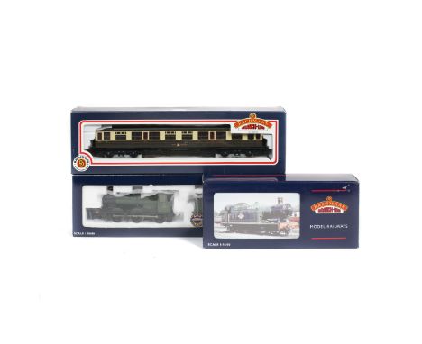 Bachmann Branch-Line Model Railway. 2 locomotives - a BR Collett Goods  0-6-0 tender locomotive RN2251 (32-303) in unlined Br