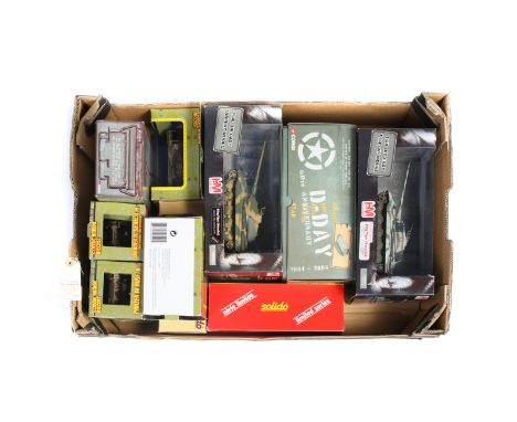 16 Corgi, Solido, Hobbymaster etc Tanks. Including- 5x D-Day 60th Anniversary series - Cruiser Tank MkVIII Centaur IV Sword B