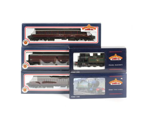 Bachmann Branch-Line Model Railway. 2 locomotives - BR 45xx 2-6-2 tank RN4560 (32-126) in BR black livery. Plus another RN456