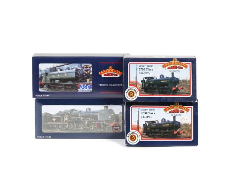 4 Bachmann Model Railways locomotives. A BR N Class 2-6-0 tender locomotive RN 31816 (32-151A) in lined black livery. Plus 3x
