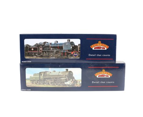 2 Bachmann Model Railways tender locomotives. A Southern Railway N Class 2-6-0 RN 1821 (32-153A) in Olive green livery. Plus 