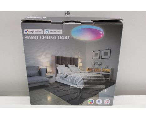 A boxed smart ceiling light 
