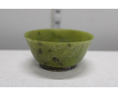 A Chinese Jade bowl 