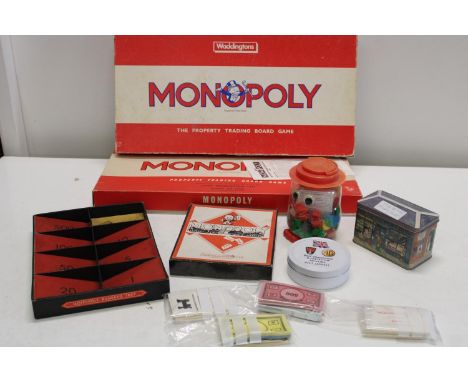 Vintage Monopoly Items 