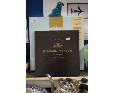 MICHAEL JACKSON "DANGEROUS" COLLECTORS EDITION (FIRST PRINTING) CD AND MADONNA "THE ROYAL BOX" (2) 