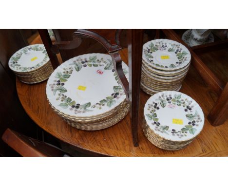 A Royal Worcester 'Lavinia' pattern extensive tea and dinner service.
