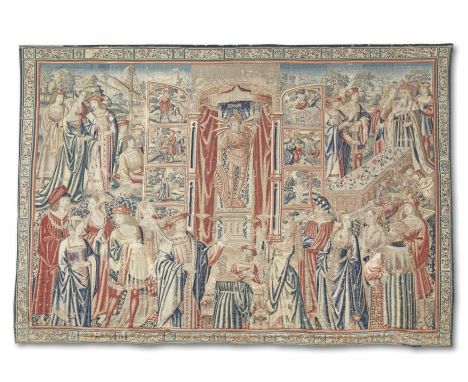 An exceptional first quarter 16th Century mythological and allegorical TapestrySouth Netherlandish, probably woven between 15