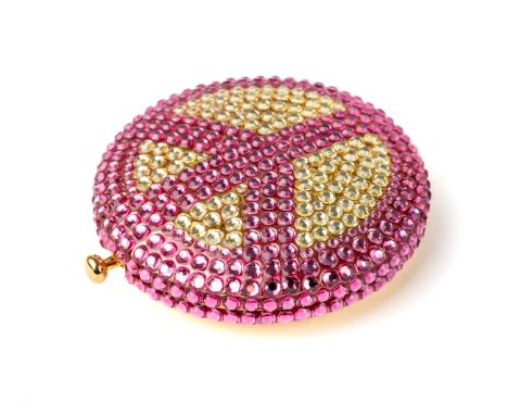 Estee Lauder Peace Sign compact, Lucidity, in original box pouch and paperwork, unused condition In good overall condition.