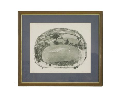 John Preston MILDEN THIRD MAN (THE NINE CHURCHES) Etching and aquatint, signed, titled and numbered 4/5039.5 x 49.5cm