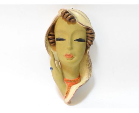 Goldscheider wall mask, (damaged)