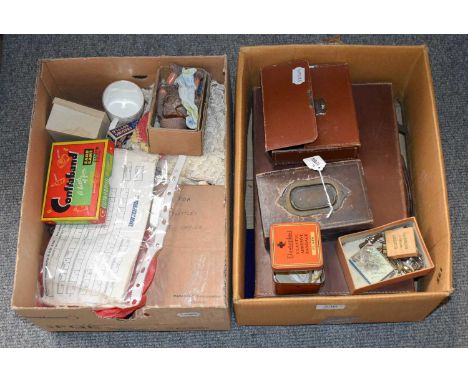 A Box of Mainly Vintage Toys and Games, including Matchbox diecast model vehicles, Fairylite 'My Dolly's Feeding Bottle', Jam