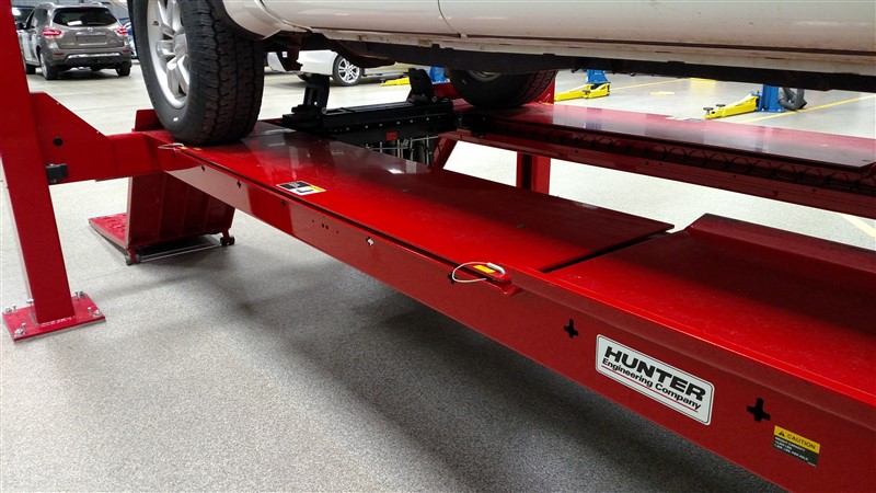 Hunter L421-14K 14,000 Lb. 4-Post Surface Alignment-Rack Lift s/n ...