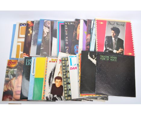 A collection of vintage 20th century LP long play vinyl record albums. To include;Bonzo Dog Band, Sparks, The Velvet Undergro