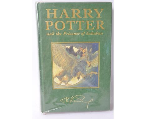 JK Rowling - Harry Potter and the Prisoner of Azkaban first deluxe edition, 1999. Fifth print having "10 9 8 7 6 5" printing 