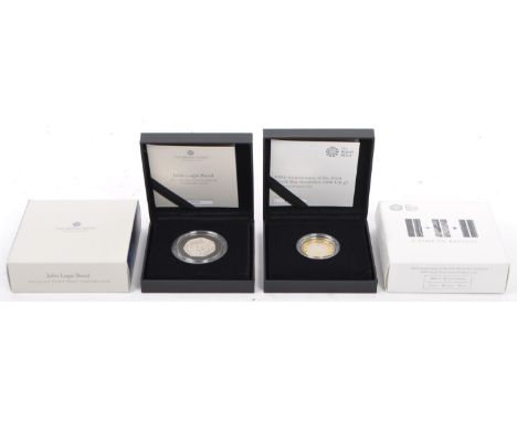 The Royal Mint - John Logie Baird - A cased 2021 UK 50 pence piece silver proof piedfort coin. 925 silver poof, weight 16.00g