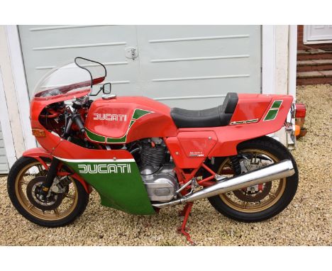 A 1983 Ducati 900 Mike Hailwood Replica (MHR), registration number A159 RWW, engine number DM900R 984169, engine number 09650