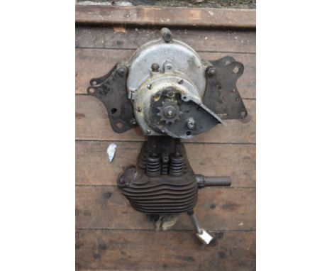 A BSA 350cc single engine, number 112998, for restoration, internal condition unknownAll lots in this sale are sold ‘as is’ a