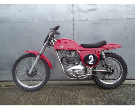 A 1967/68 Rickman Metisse BSA 441cc Victor twin shock scrambler, unregistered, red. This meticulously built and presented BSA