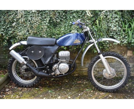 A c1968 Cotton AJS Stormer 250cc twinshock scrambler, unregistered, frame number AJS CR 36961, blue. CR 36961 was originally 