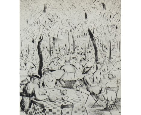 * GEORGE MAYER-MORTON (HUNGARIAN 1897 - 1960), RAVELLO, AMALPHI COAST, ITALY etching, signed in pencil 24cm x 21.5cm Mounted,