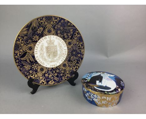 ROYAL WORCESTER CLASSICS PLATE, along with other ceramics including a Goebel dish, a Wedgwood biscuit barrel, bowl and tepot