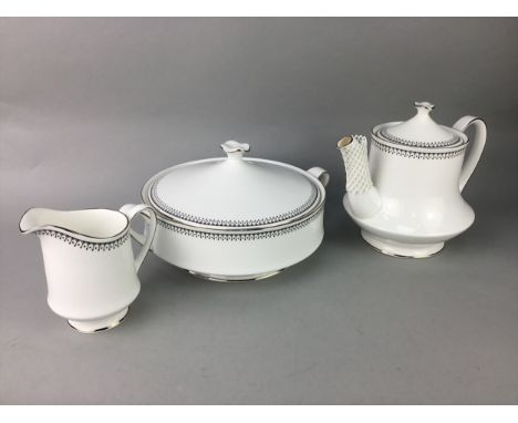 PARAGON OLYMPUS PATTERN PART DINNER SERVICE, comprising six place settings, tureen, tea pot and cream jug