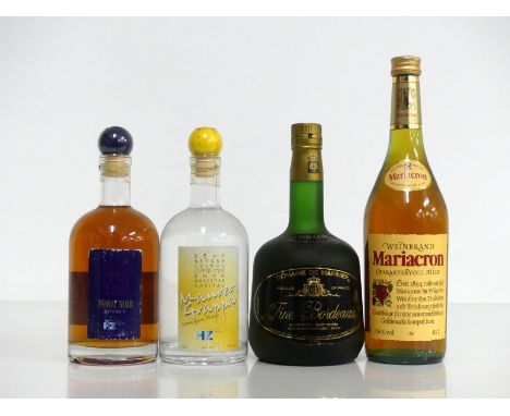 1 50-cl bt Harry Zech Marc de Pinot Noir Vaduz vsl cdl 1 50-cl bt Harry Zech Maurer Grappa Sauvignon Blanc 1 70-cl bt Dom de 