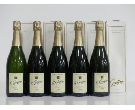 5 bts R. Geoffroy Millesimé 1999 oc ind oc (sl dam)
