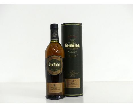 1 75-cl bt Glenfiddich Ancient Reserve 18YO Rare Old Single Malt Scotch Whisky original tube