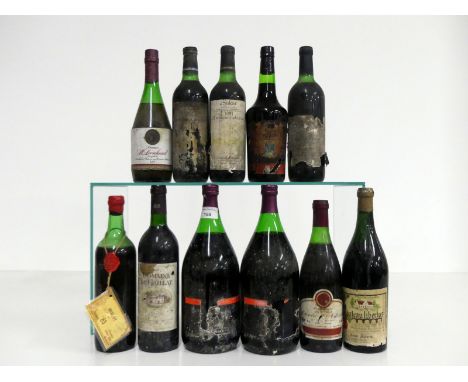 1 bt Kremser St-Leonard 1975 ms, bs, stl 2 bts Sakar Mountain Cabernet 1976 us, ts, bs, cdl 1 bt Unknown Bulgarian Cabernet S