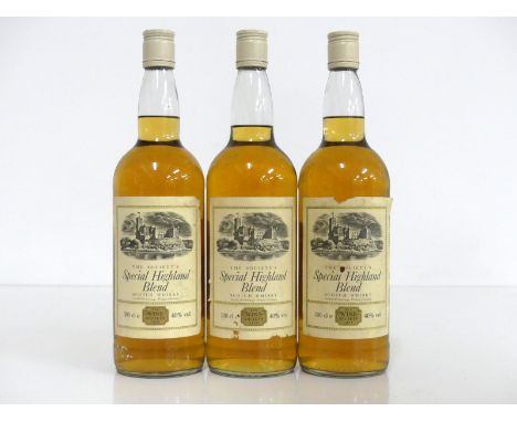 3 litre bts The Societys Special Highland Blend Scotch Whisky 40% sl torn labels