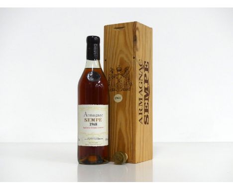 1 70-cl bt Sempé 1968 Armagnac 40% owc with stopper