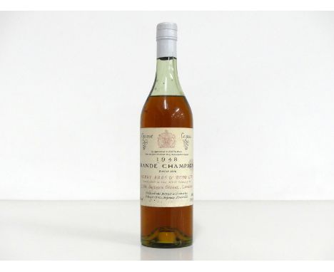 1 24-fl oz bt Frapin 1948 Grande Champagne Cognac Produced and bottled in 1976 France by Frapin &amp; Co. Segonzac for  berry