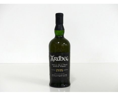 1 70-cl bt Ardbeg Limited Edition 1978 Single Islay Malt Scotch Whisky 43% vsl bs