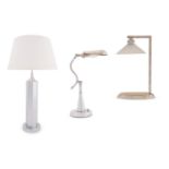 TWO CHROME DESK LAMPS, FIRST HALF 20TH CENTURY