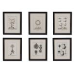 AFTER CASANOVA AND VANNI, A SET OF TWENTY FIVE FRAMED COPPERPLATE ENGRAVINGS