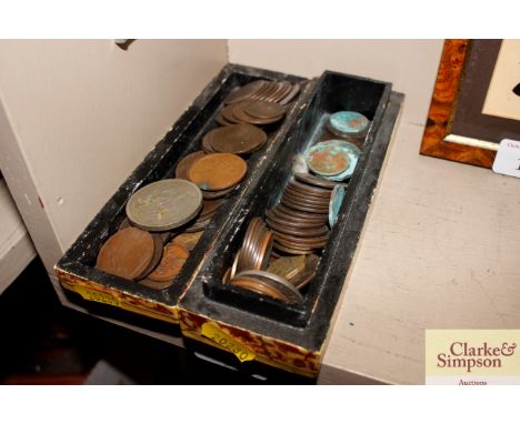 A collection of vintage coinage 