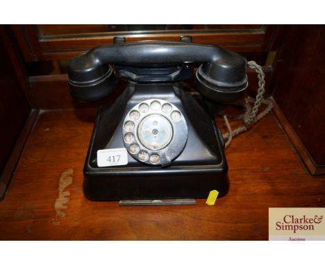 A vintage telephone 