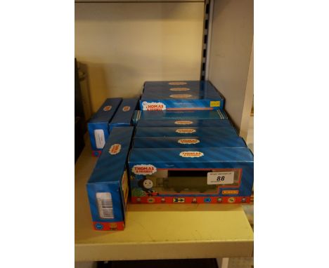 A collection of Thomas and Friends Hornby railway items, to include Devious Diesel, Bill 040 engine, a quantity of assorted c