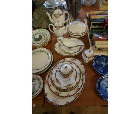 A Wedgwood Touraine pattern tea and dinner service. 