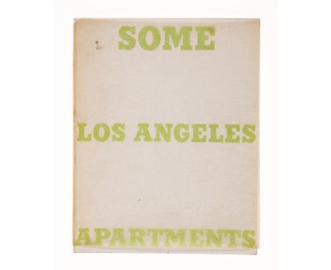 Ruscha (Ed) Some Los Angeles Apartments, first edition, one of 700 copies, photographic illustrations, original white wrapper