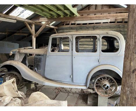 A circa 1935 Standard 10 4-door Six-light Saloon.Registration VG 7415Chassis No. 173521Engine No. 173205Sold with copy of old