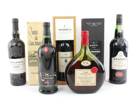 Ports, Taylors Late Bottled 1991, Taylors Late Bottled 1998, Quinta da Casa Amarela Engarrafado 1996, Warres Quinta Da Cavadi