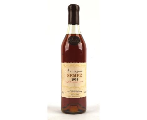 Armagnac, Sempe 1955, 1 bottle (1)