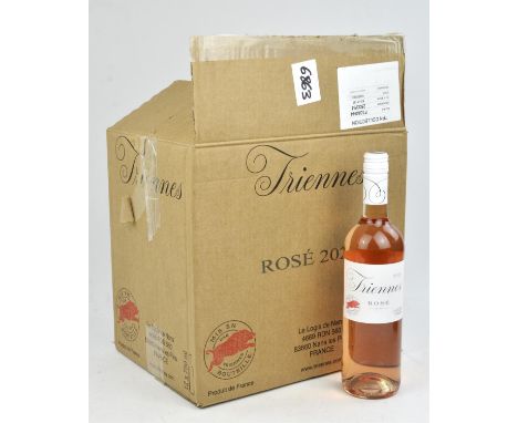Southern French wines, Triennes Rose, Mediterranee Indication Geographique Protege 2023, in cardboard cases, 6 bottles (6)Not